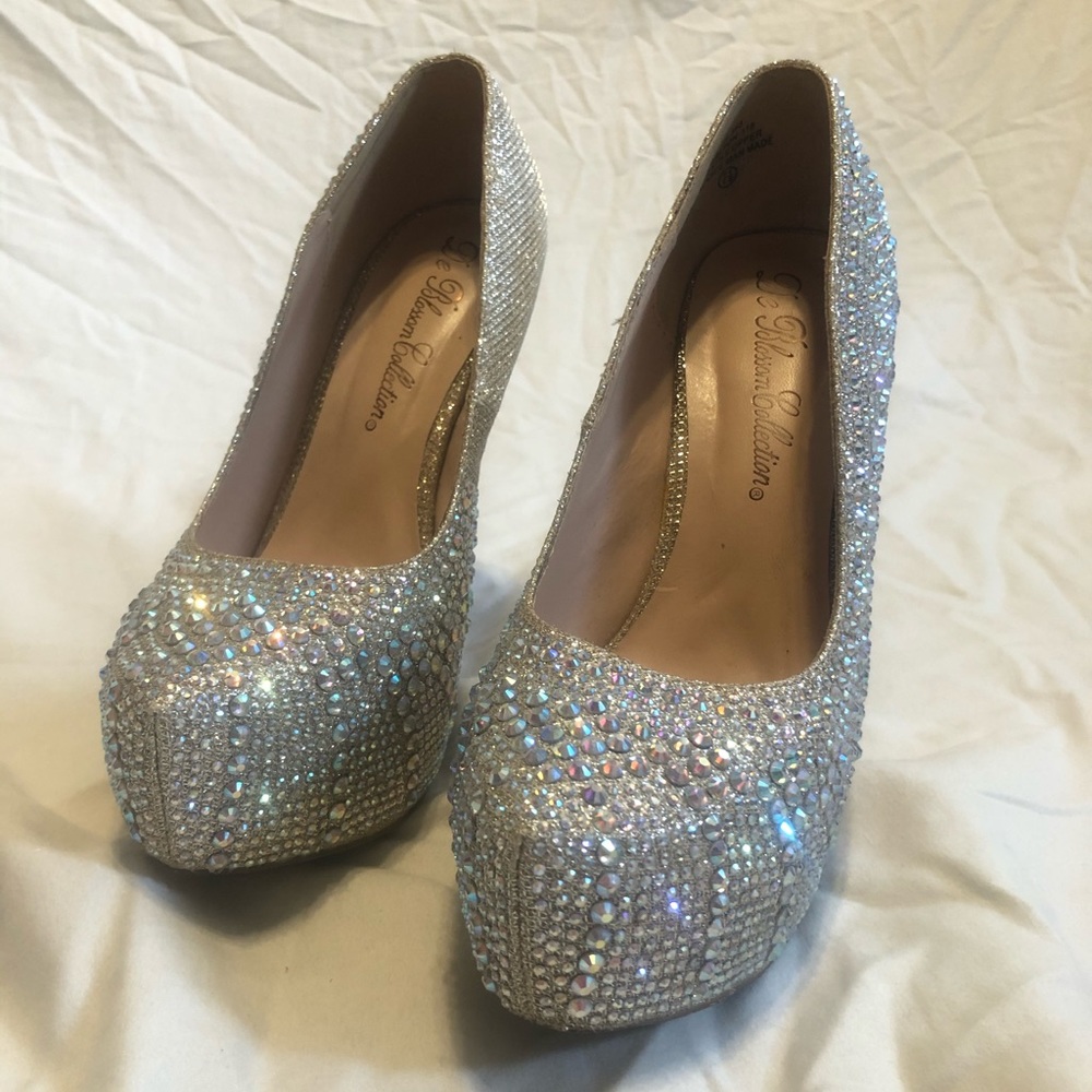 De Blossom Collection Gem Formal Heels